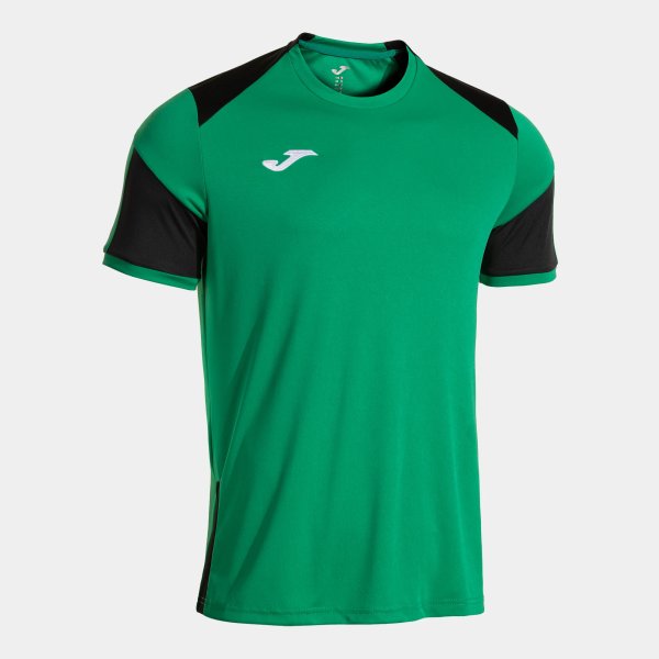Pánské tričko JOMA DANUBIO SHORT SLEEVE T-SHIRT GREEN DARK GRAY - foto 0