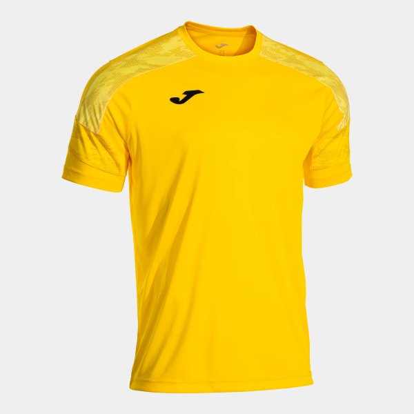 Pánské tričko JOMA CHAMPIONSHIP VIII SHORT SLEEVE T-SHIRT YELLOW - foto 0