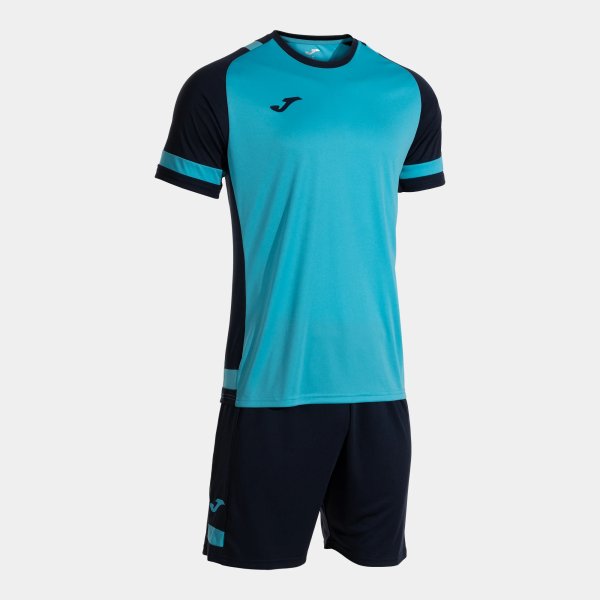 Pánská souprava JOMA PHOENIX III SET FLUOR TURQUOISE NAVY BLUE - foto 0