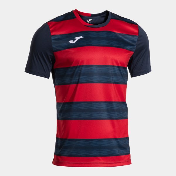 Pánský dres JOMA PERFORMANCE SHORT SLEEVE T-SHIRT NAVY BLUE RED - foto 0