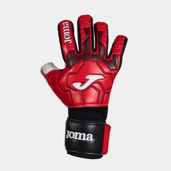 Pánské brankářské rukavice JOMA BRAVE GOALKEEPER GLOVES RED - foto 0