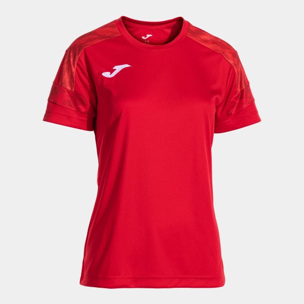 Dámské tričko JOMA CHAMPIONSHIP VIII SHORT SLEEVE T-SHIRT RED - foto 0